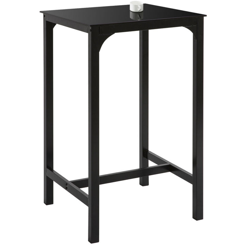 

SoBuy OGT38-SCH Mesa de Comedor Material Cristal Templado/Metal Color Negro Medidas 60 x 60 x 100 cm ES