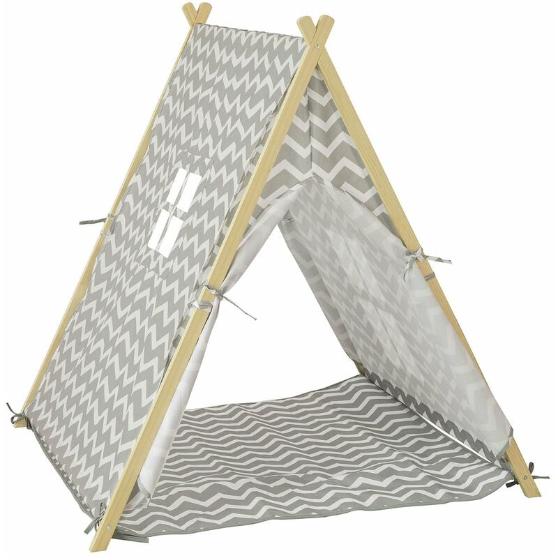 

OSS02-HG Tienda de campaña Infantil, Tienda Tipi - Tienda de campaña Interior para niños,ES (Gris) - Sobuy