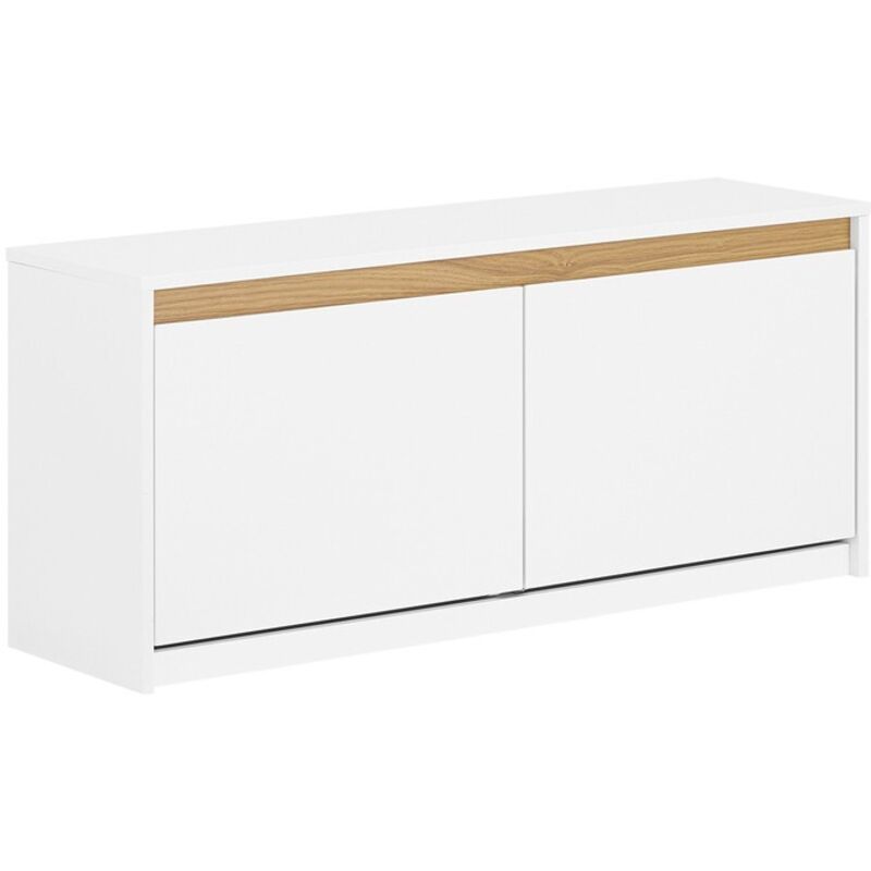 Sobuy Panca Da Ingresso Con Contenitore Scarpiera Con Patta Bianco ...