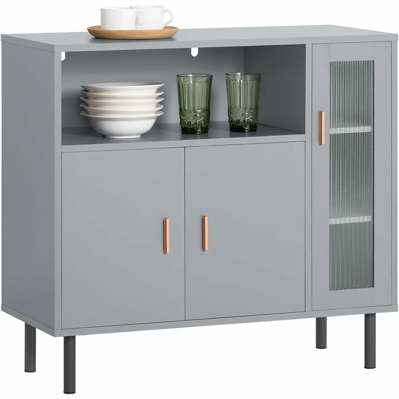 SoBuy Sideboard Side Cabinet Microwave Cabinet,FSB82-HG