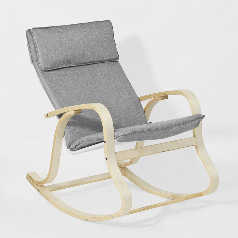 

® Silla de relax, mecedora , sillón de relax, FST15-DG, ES - Sobuy