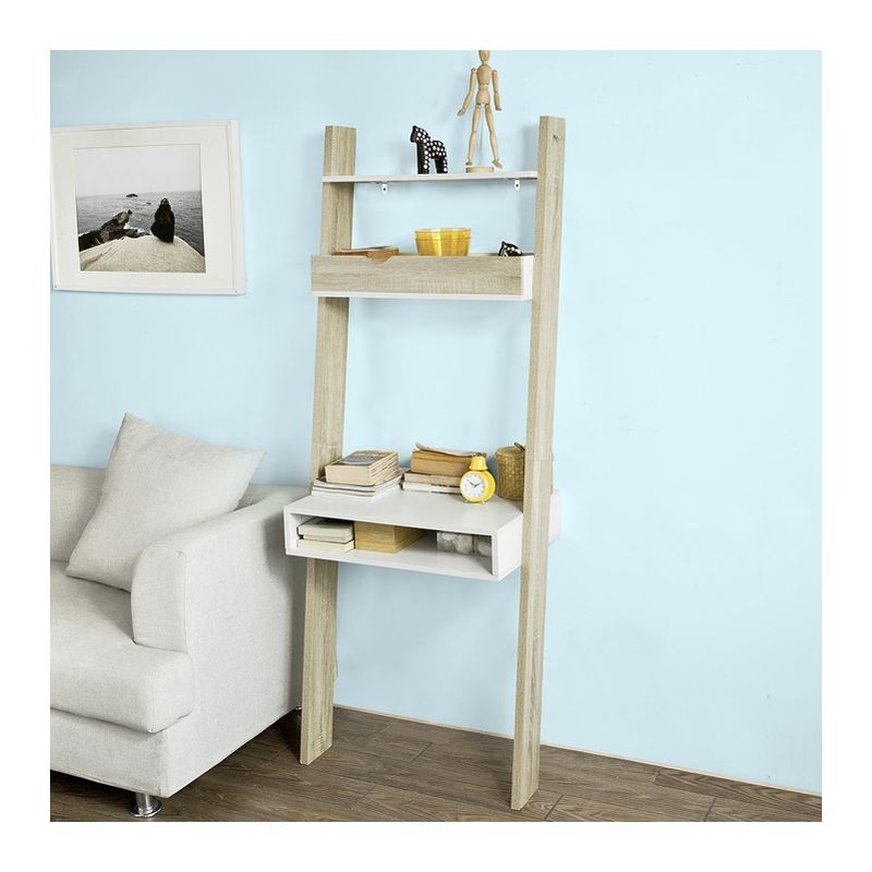 Sobuy Wall Shelf Bookcase Wall Storage Display Shelving Unit