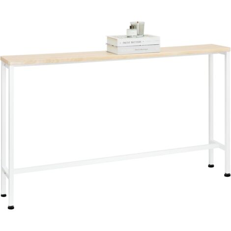 SoBuy White Console Table Hall Table Side Table End Table Living Room Entryway Sofa Table,FSB19-Z
