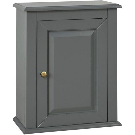 So Wood Wall Mounted Bathroom Storage Cabinet With Door Grey So Wood Wall Mounted Bathroom Storage Cabinet With Door Grey Frg203 Dg P 2640618 11751725 1 Jpg