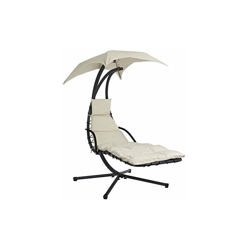 

®Mecedora regulable con cojines, balancín jardín, hamaca helicóptero para tomar el sol , Tumbona , OGS16 - Sobuy