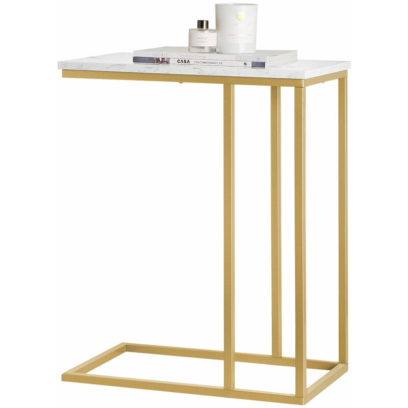

SoBuy FBT87-G,ES Mesa Auxiliar, Consola,mesita de Noche para iPad, teléfono o lampara