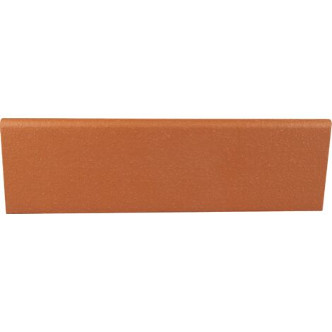 AMMONIT KERAMIK Sockel Spaltplatte 7,2 x 24 cm rot-natur Sockel