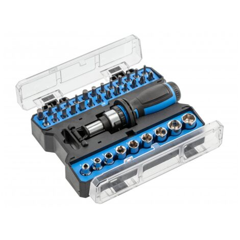 Socket et jeu de bits Hogert HT1S101 36 unités
