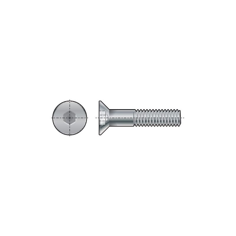 3/8 unc x 1.1/2 Skt Countersunk Head Screw (GR-10.9)- you get 5 - Qualfast