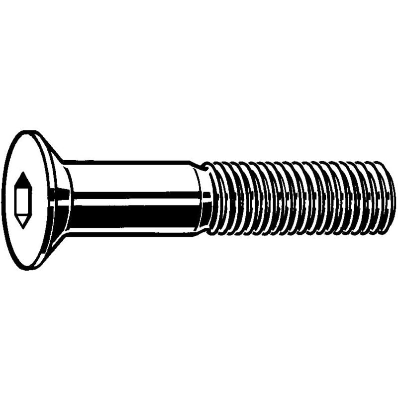 Qualfast - M3X4 Socket Countersunk Head Screw A2- you get 50