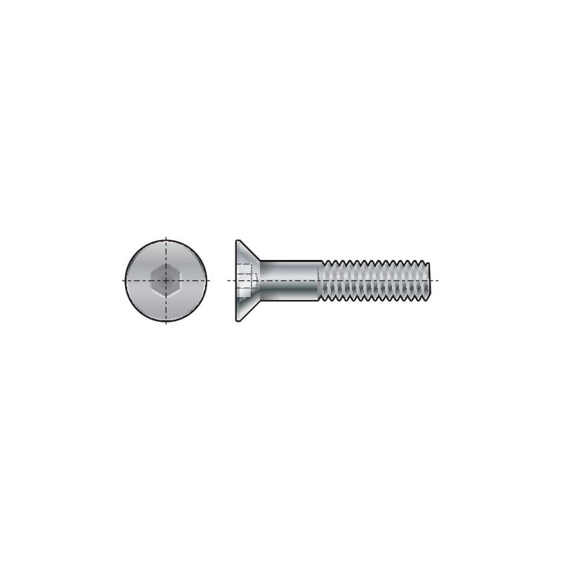 Qualfast M3X12 Skt Countersunk Head Screw A4- you get 50