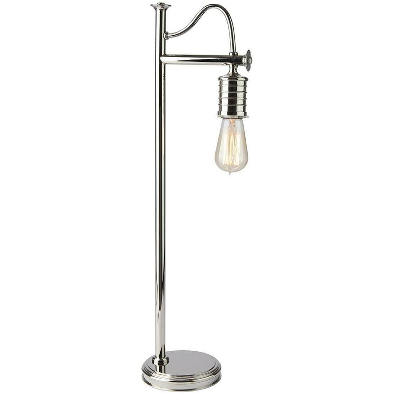 Elstead Douille - 1 Light Table Lamp Polished Nickel, E27