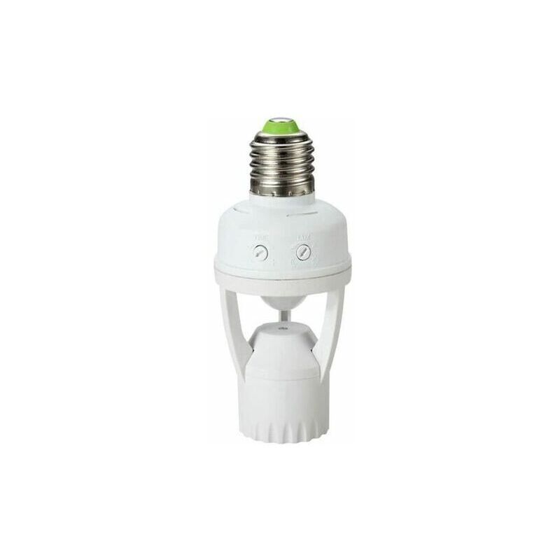 AlwaysH Socket with motion detector safety detection E27 60W Motion Sensor