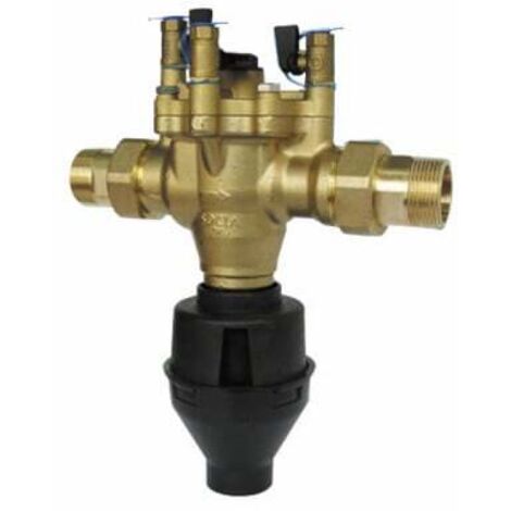 Socla – Disconnecteur pour chauffage central 15x21 mm – Laiton DZR anti-corrosion – Clapets anti-retour et soupape de décharge - BA2760