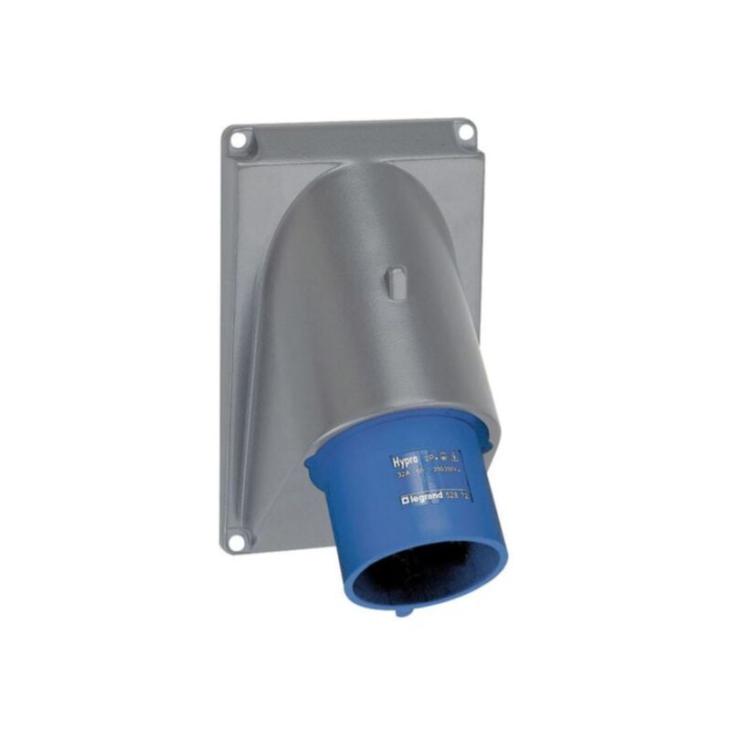 Fiche inclinée Hypra IP44 32A - 200V à 250V - 2P+T - plastique Legrand