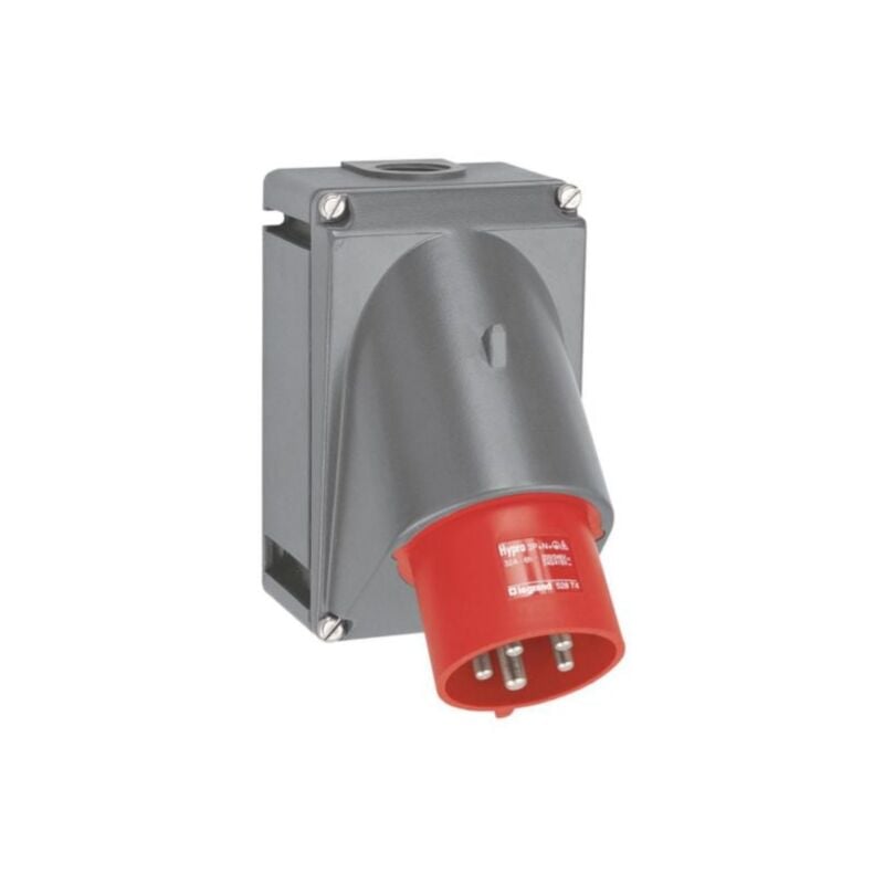 Legrand - Fiche inclinée Hypra IP44 32A - 380V à 415V - 3P+N+T - plastique