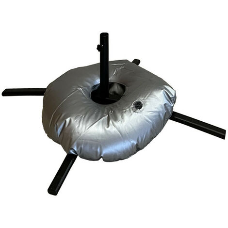 Socle croisillons métal et bouée de lestage pour drapeau INTERFLAG®