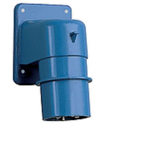 socle de connecteur industriel - 16a - 2p+t - encastrer - coudée - schneider electric 81804