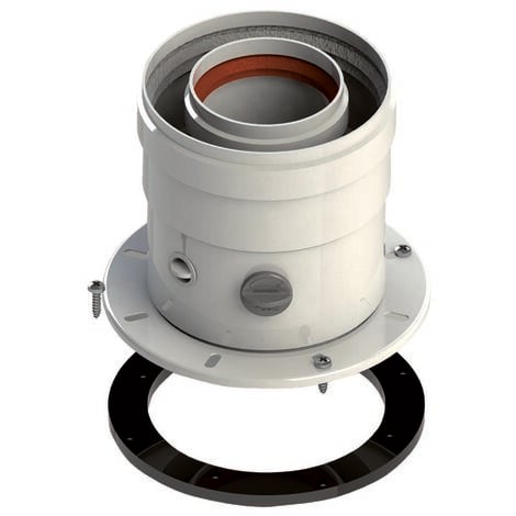 FERRARI SRL Prise de départ - aluminium coaxial ø 60/100