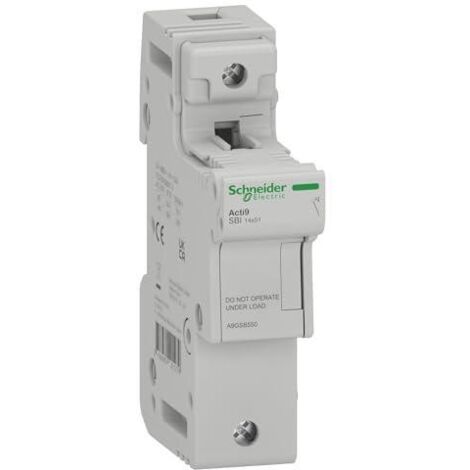 Socle de fusible, Acti9 SBI, 3P, 125 A, taille de fusible 22 x 58 mm, SBI-125-3