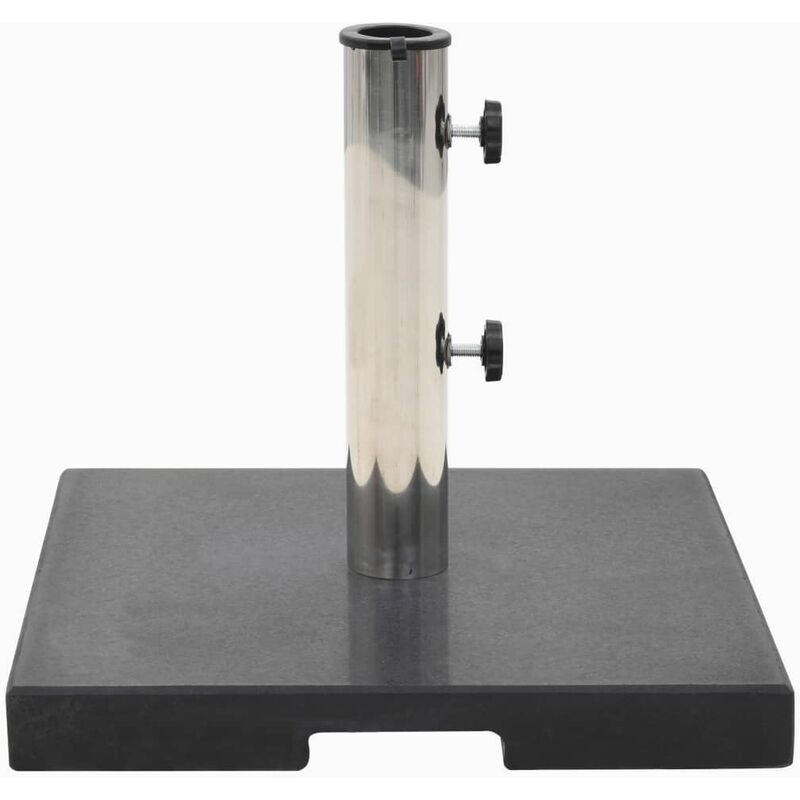 Socle de parasol Granite 20 kg Carré Noir