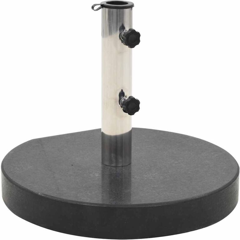 Socle de parasol Granite 28,5 kg Rond Noir