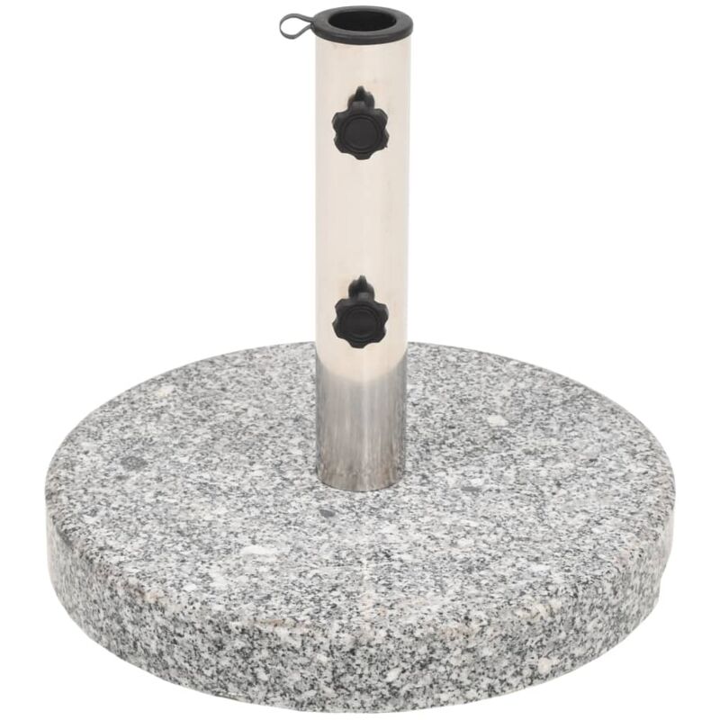 Socle de parasol Granite Rond 20 kg Vidaxl