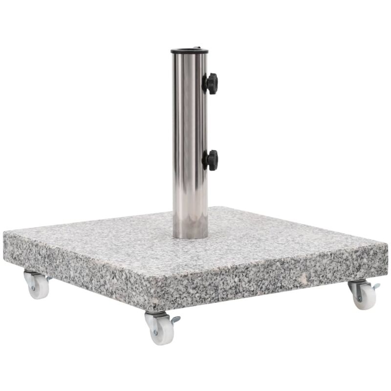 VidaXL - base per ombrellone Granito, One Size, Grigio