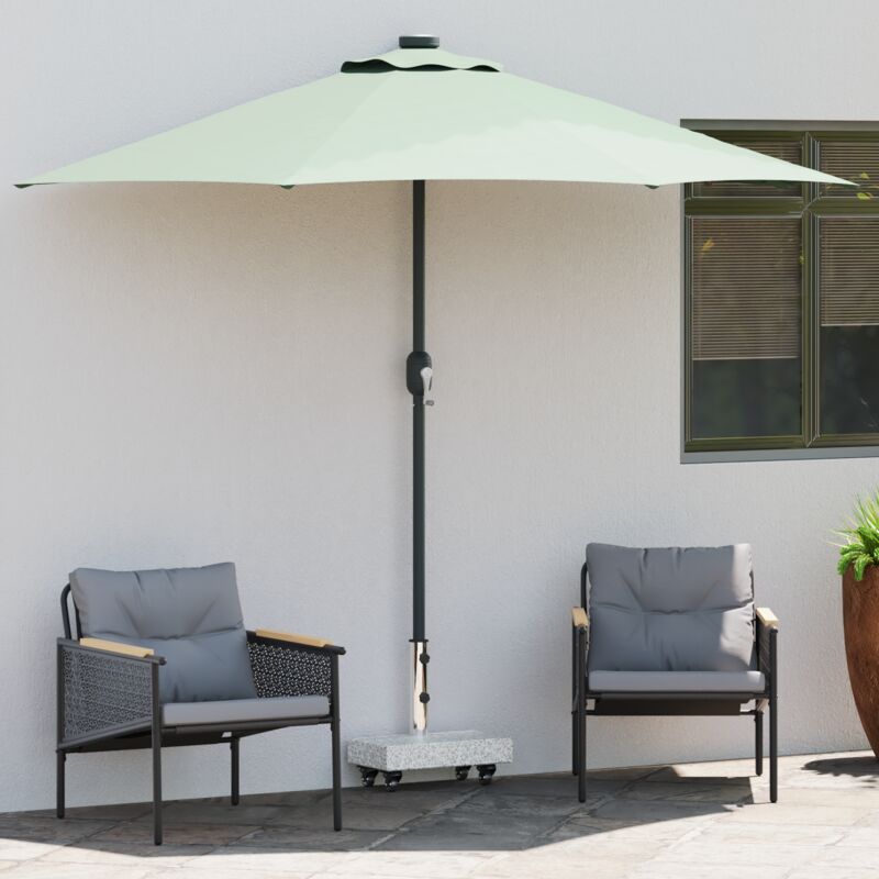 vidaXL Sonnenschirmständer 25 kg Grau Granit Rechteckig