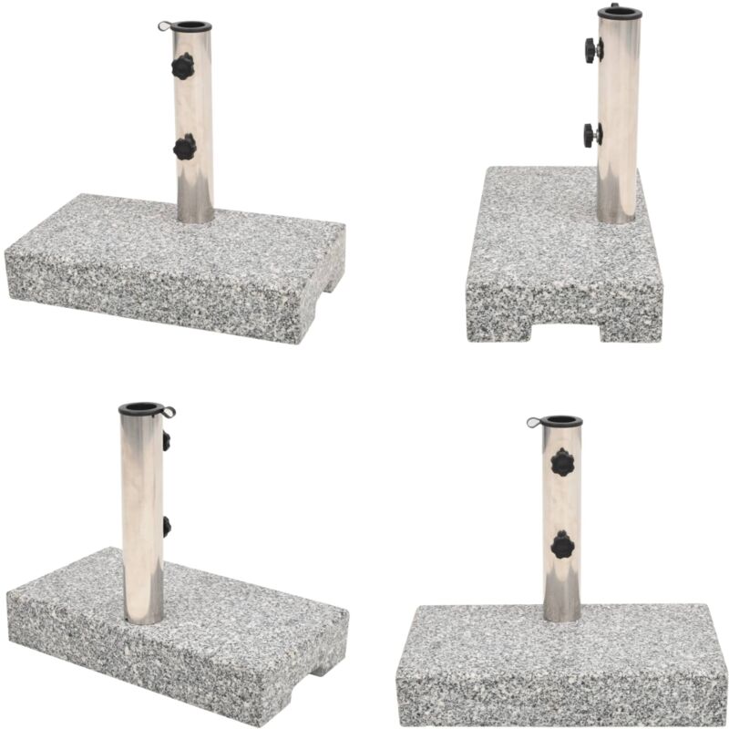 Socle de parasol Granite rectangulaire 25 kg - socle de parasol - socles de parasol - Home & Living - Gris