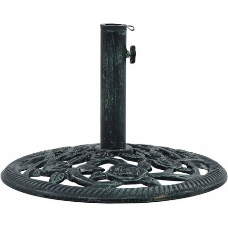 Socle de Parasol Fonte Base Pied Support Multicolore Multi-taille vidaXL