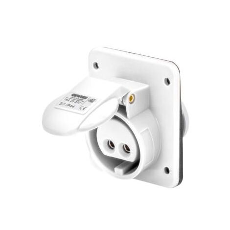 SOCLE DE PRISE 10°.PR.3P 16A 42V 12H GEWISS GW62268