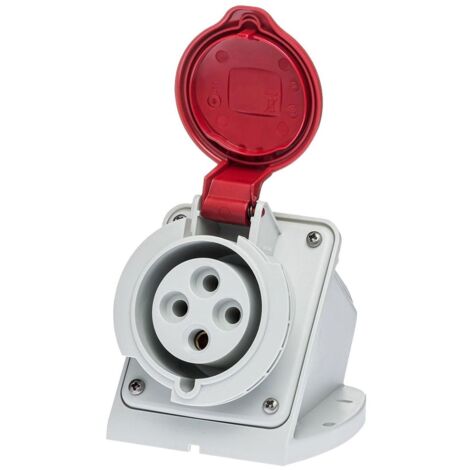 Socle De Prise 32a 3p+t En Saillie - étanche Ip44 - Ide