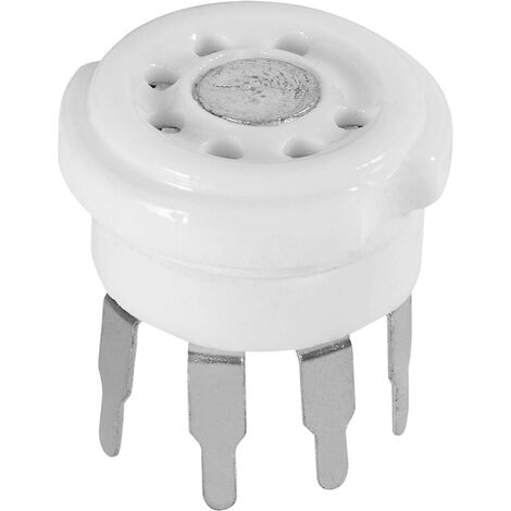 Socle de tube électronique 1 pc(s) 120510 Nombre de pôles: 7 Type de montage: circuit imprimé Matériau:Céramique Q57397