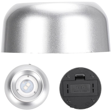 Socle Lumineux LED Cristal pour Bijoux et Statuettes, Support Argenté Art Décoratif