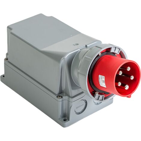 Socle Male En Saillie Tétrapolaire 125a 3p+n+t - étanche Ip67 - Ide