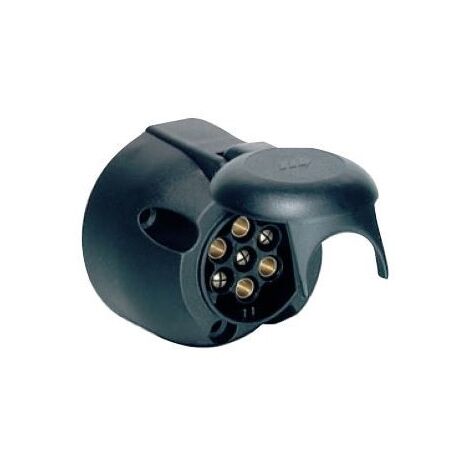 Socle Plastique 7 Plots 12V - Connecteur pour Remorque