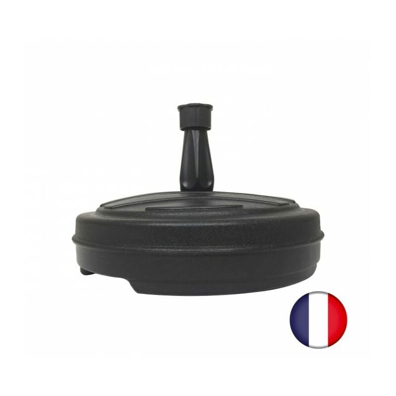 Socle plastique noir pour drapeau Interflag®