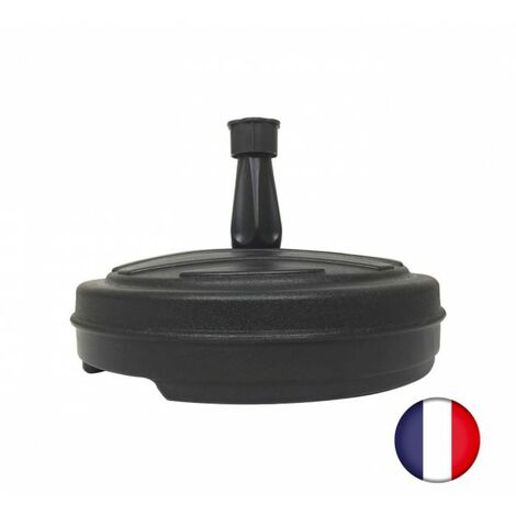 Socle plastique noir pour drapeau Interflag®