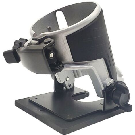 Socle pour affleureuse électrique, compatible Makita, socle en aluminium stable et précis pour travaux de menuiserie.