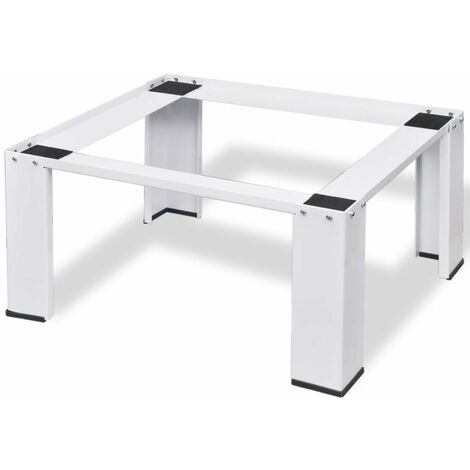 Socle pour machine a laver Blanc