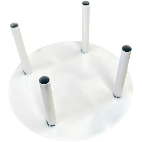 Socle pour prsentoir fleurs support quatre poteaux
