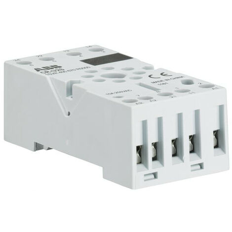 Socle pour Relais débrochable CR-U 2rt et Module 1SVR405670R0000 ABB 240567000