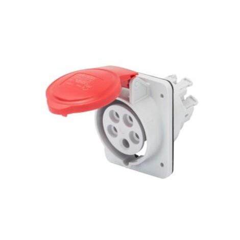 SOCLE PRISE 10°HP IP44 3P+N+T 32A 400V 6 GEWISS GW62221FH