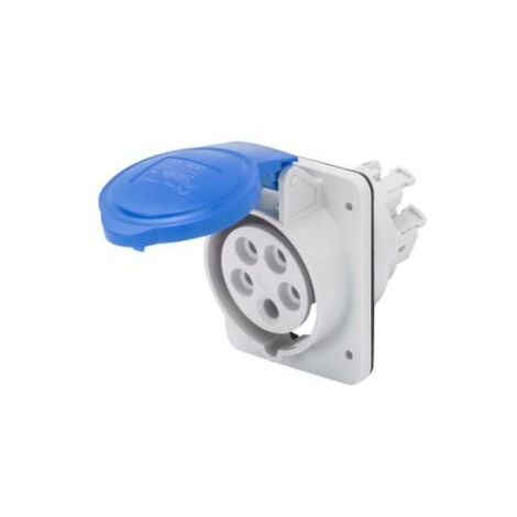 SOCLE PRISE 10°HP IP44 3P+T 16A 230V 9H GEWISS GW62206FH