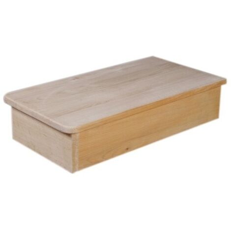 Socle réhausseur en hêtre massif – Design épuré pour escalier – Accessoires d'installation inclus – Compatible avec escaliers standards