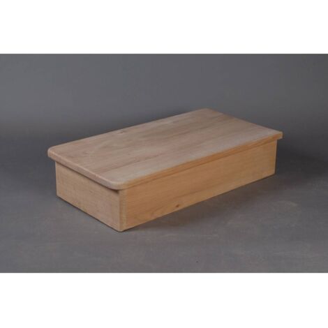 Socle réhausseur en sapin massif – Ajustable et recoupable – Dimensions L 100 cm × P 50 cm × H 20 cm – Pour escalier intérieur
