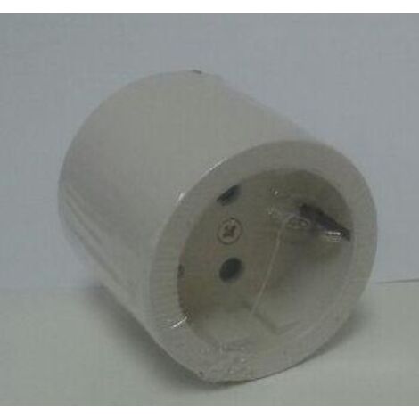 Socle Rond Blanc Tt 16 à 250 V