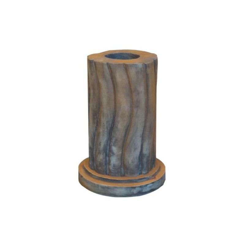Jardinex - Socle statue pierre reconstituée (60 cm) - Rouille 60 cm - Rouille