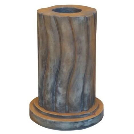 Socle statue pierre reconstituée (60 cm) - Rouille 60 cm